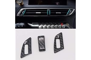 YUZHONGTIAN pour 3008/GT 2017-2022 Console Centrale Climatiseur Air état Sortie d'aération Cadre Accessoire Auto 3 pièces