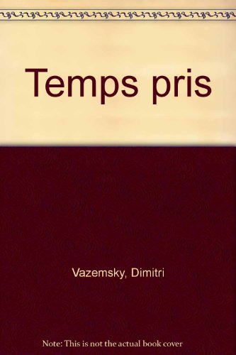 couverture de : temps pris