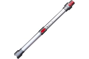 LRFDRESS Verstellbares Verlängerungsrohr Teleskoprohr für Dyson V7 V8 V10 V11 SV10 SV11 Akku-Staubsauger Ersatz (1 Stück silbernes verstellbares Teleskoprohr)
