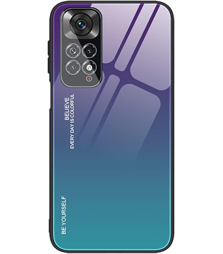 SEAHAI Cover Per Xiaomi Redmi Note 11S / Note 11 4G - Custodia In Silicone TPU Con Motivi Glitter Colorati - Antiurto E Sottile - Verde - 4