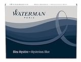 Waterman Waterman Tintenpatronen, groß, Mysterious Blue, 8 Stück