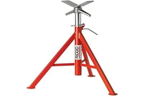 RIDGID 56657 VJ-98 Soporte de tubo con cabeza en V, Soporte de tubo con capacidad para tubos de 300 mm