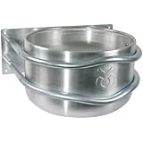 Kerbl 32495 Futtertrog Aluminium, ca. 18 l, mit Ablauf