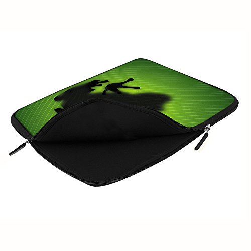 PEDEA Design Schutzhülle Notebook Tasche bis 15,6 Zoll (39,6cm), Green Frog - 3