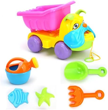 YINGER Children Toys Plastic Cart for Beach Shovel Outdoor for 3 Year Olds , Photo Color