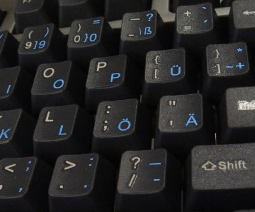 Deutsch transparente Tastaturaufkleber mit Blauen Buchstaben – Geeignet für jede Tastatur - 3