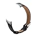Produktbild Mumuj Echtes Lederarmband, Huawei Honor 4 LLeder Armbanduhr Band Schnalle Gürtel ArmbandLeder Armband Jewelry Metallarmband mit Schmuck Ersatzband Sport Magnet UhrBand Nylon (Schwarz)