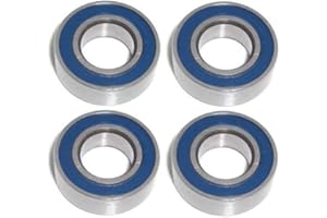 4x Kugellager 8x16x5 mm - 688 2RS beidseitig gummigedichtet Miniatur Rillenkugellager Chromstahl 8mm Welle - rcbay