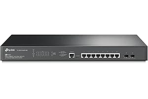 TP-Link JetStream 8-Port 2.5GBASE-T and 2-Port 10GE SFP+ L2+ Managed Switch with 8-Port PoE+