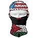 Produktbild Jxrodekz Amerikaner gewachsen mit Flagge von Jordan Roots 3D-Druckwind-Gesichtsmaske für das Ski-Wandern-Radfahren