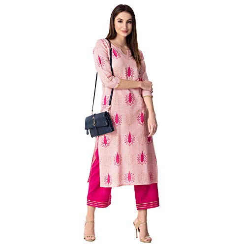Cotton Printed Kurta with Palazzo Set 
