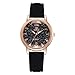 Produktbild Luckhome Damen Armbanduhr Analog Quarz Temperament Dame Unregelmäßige Spiegel Leder Gürtel Uhr Analoge Quarzuhr Irregular Mirror Belt Watch Analoguhr Für(Schwarz)