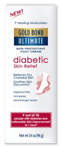 Gold Bond Ultimate Diabetic Skin Relief Foot Cream 3.4 oz.