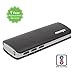 PowerXcel RBB031PX_BK 13000 mAh PowerBank QUICK Charging with 3 USB Outputs and Emergency LED torch flashlight power bank / portable charger,(Black) RS.949.00