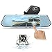 Produktbild iBaste Spiegel Dash Cam, Touchscreen Auto Dash Cam 1080P FHD Weitwinkelspiegel DVR mit G-Sensor, Bewegungserkennung und Parkmodus