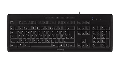 Cherry G85-23200GB-2 Stream 3.0 Tastatur, schwarz, Layout UK (QWERTY)