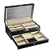 Produktbild WSDSHH Doppelschicht Uhr Schmuck Armband Sonnenbrille Sammeln Jewel Case Aufbewahrungsbox Wb Serie Display Sarg Uhr Schmuckschatullen Wbg1070
