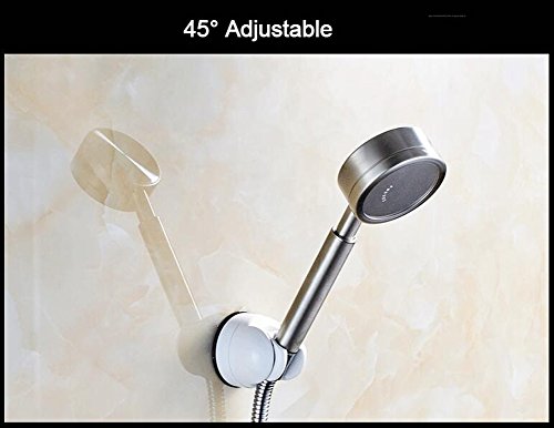 taleemall starker Saugnapf Dusche Halterung Wand montiert, wiederverwendbar Handbrause Halter mit keine Bohren und Schäden - 5
