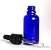 Produktbild Bee Beautiful 30ml Blau Glasflasche Mit Klarem Glas Pipetten - Blau, 5 x 30ml bottles