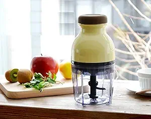 Krupakar Electric Vegetable Fruit Blender || Multifunction Capsule Cutter || Food Processor Crusher Meat Grinder Mincer - (Multicolor, 600ml)