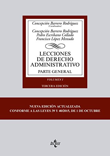 Download Lecciones de Derecho Administrativo: Parte general. Volumen I (Derecho - Biblioteca Universitaria De Editorial Tecnos)