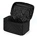 KINGSO Black Lady Makeup Organiser Cosmetic Container Pouch Case Box Large Capacity Portable Toiletry Travel Bag Girl