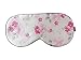 Moolecole New Comfort Floral Eye Mask With Adjustable Head Strap To Fit All Size Soft Sleep Mask For Travelling Rose Red
