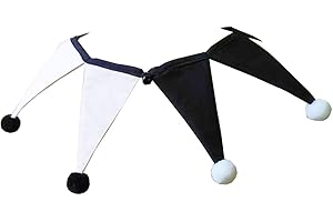 CAMDOM Christmas Clown Collar Jester Costume Accessories