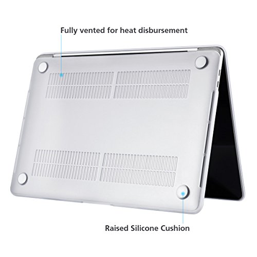 Beatunes MacBook Pro 13 Hard Case with USB-C to USB 3 0 Mini Adapters and Keyboard Cover for MacBook Pro 13 Inch  Models  A1706 and A1708  2016   2017