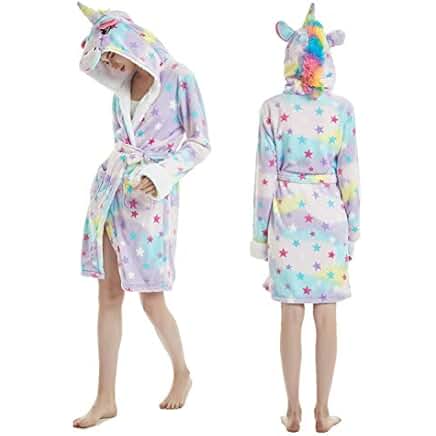 bademantel damen einhorn