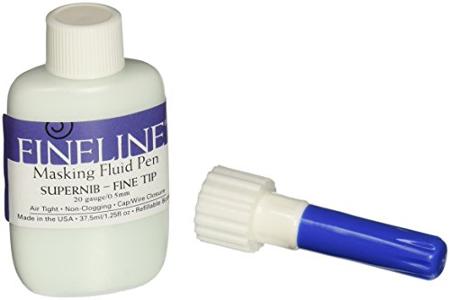 Fineline Aplicadores de pl stico Bol grafo de l quido de l nea Fina
Calibre 20 W carrocero Fluid-1 25 onzas