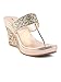 Bruno Manetti Women's Golden Faux Leather Wedges