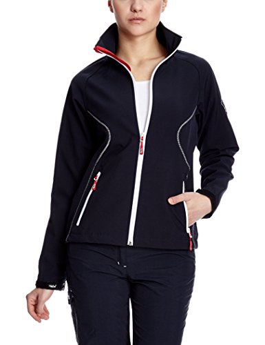 Fifty Five Softshelljacke Freizeitjacke Susan Funktionsjacke Outdoorjacke Winddicht Atmungsaktiv, Chaqueta para Mujer, Azul (Navy 002) 50