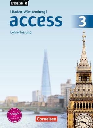 Preisvergleich Produktbild English G Access. Baden-Württemberg. Band 3: 7. Schuljahr. Schülerbuch - Lehrerfassung. Kartoniert