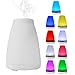 Produktbild Aroma Diffuser Öl Duftzerstäuber Luftbefeuchter, ELEGIANT 100ML Mini Multifunktion Ultraschall Humidifier Aromatherapie Duft Diffuser Öl Diffusor Ultrasonic Aromatherapy Spray Dust +Stimmungslicht Nachtlicht mit 7 LED Farbwechsel verschiedenfarbigem Licht Night Light Mute Colorful Lamp Light Atomization Nano-Atomization Technology sicher und leise Höhe 14cm für Schlafzimmer Kinderzimmer Wohnzimmer Schreibtisch Büro Konferenzraum Babies kinder Beauty-Salon Spa Yoga usw