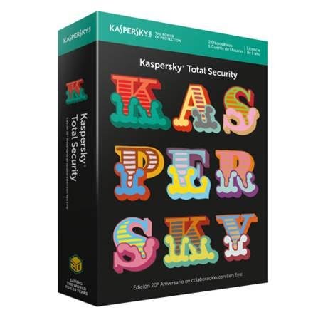 Preisvergleich Produktbild Software ANTIVIRUS KASPERSKY 2018 TOTAL Security 2 LICENCIAS 20 Aniversario