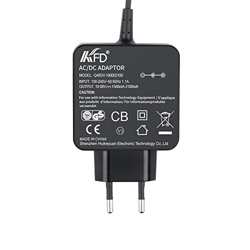 KFD 30W Netzteil Ladegerät Ladekabel für Asus Eee PC 1005PX 1001PX 1001PE 1005 1005H 1005PE Netbook AD82000 110LF EXA0901XH EXA1004UH EU 1005HA 1001P 1008P 1001HA 1005P 1008HA Router RT-N56U RT-AC66U RT-N66U DSL-N55U X101CH 1104HA 1106HA 1015P 1015PE 1101HA 1201HA 1201N 1201NL R101d 1215T 1215b 1215n - 2