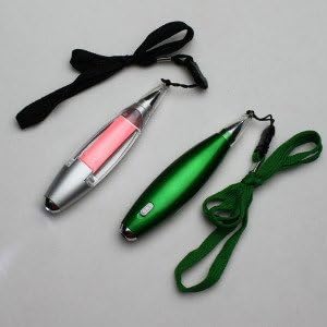 The Most Useful Pen in the World! Green Novelty Pen, Torch and Sticky notes