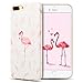 Produktbild IPhone 7 Plus Hülle, iPhone 7Plus Case, Apple 8 Plus Handyhülle, Spiritsun Weiche TPU Hülle für Weihnachten Kawaii Cover Hochwertige Funkelnde Luminoso Hülle Elegante Flessibile Liscio Flamingo Protezione Hülle für Morbido Silikon Custodia für iPhone 7 Plus/ 8 Plus(5.5 Zoll) Cover-Flamingo 2
