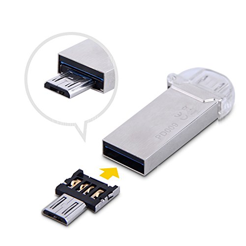 OTG Adapter Konverter Kolong Micro USB Stecker auf USB Buchse OTG Adapter Konverter für OTG Android Handy bzw. Tablets 15,4 (L) x 11 (W) mm - 2