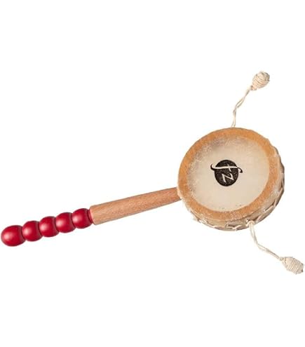 Goki – Tambour Bleu Avec 2 Baguettes Et Bandoulière – Instrument De Musique Enfant Dès 3 Ans
