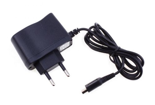 Alimentatore per Nintendo 3DS - 3DS XL - DSi Caricabatterie Rete Presa Muro 220v Casa AC