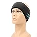 Produktbild Veligoo Smart Stirnband mit Wireless Bluetooth Stereo Kopf Wickeln Kopfhörer Headset Ohrhörer für Den Winter Sport Laufender Yoga