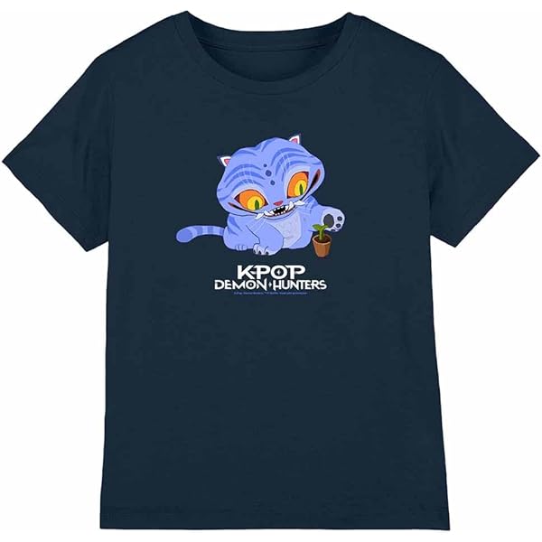 T-shirt Kpop D-Demon H-Hunters Pour Enfant 2-14 Ans - Coton Doux, Manches Courtes, Design Graphique Décontracté