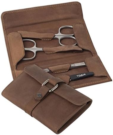 Brown/Silver 4 Piece Manicure Set by Orton West