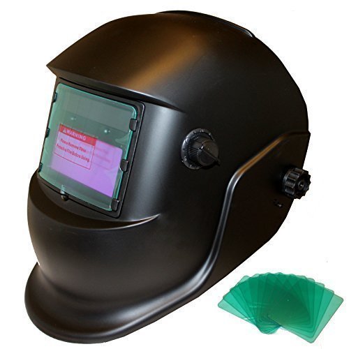 Automatik Solar Schweißhelm Schweisshelm Schweißschirm Schweißschild Helm ADF DX-600S inkl. 10 zusätzliche Vorsatzscheiben