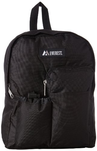 Preisvergleich Produktbild Everest Junior Rucksack mit Flasche Pocket, schwarz (schwarz) - 2045WT2-BK