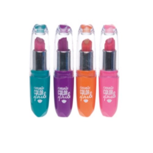 2 colori Double Injection Lipstick Doppia color & Gloss Rossetto WOW, Set da pezzi