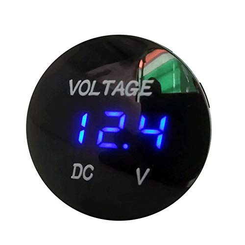 Preisvergleich Produktbild NIUQY Charakteristisch Tragbarer Haltbares Wasserdichte Auto-Boots-Auto-Motorrad DC5V-48V LED-Anzeigen-Digitalanzeige Voltmeter Mode Personalisiert Style Matching