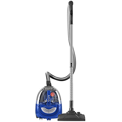 AEG CyclonCompact Aspirateur cyclonique sans sac compact 800 W de couleur bleue